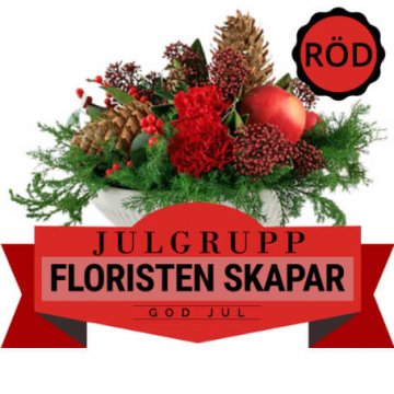 Julgrupp "Floristen skapar". Beställ online hos Florister i Sverige.